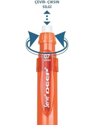 Berry Store Deep Natural Colors 0.7mm Mekanik Kurşun Kalem - Kiremit