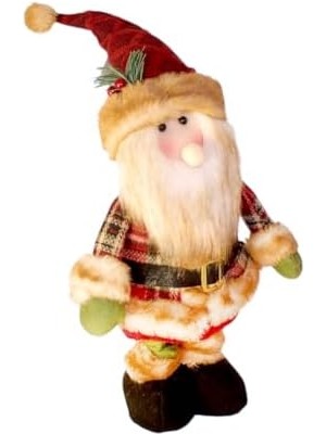 Nisar Store Lüks Dekoratif Yılbaşı Noel Baba Ayakları Uzayan 65CM