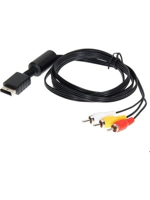 Nisar Store Ps3 Ps2 Av LCD Tv Oyun Konsolu 3 Rca Scart Lale Bağlantı Kablosu 4620