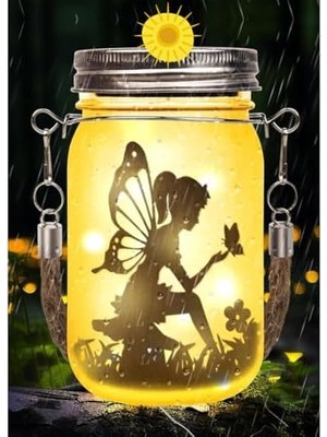 Nisar Store Güneş Enerjili Dekoratif LED Fener / Askılı Bahçe Feneri / Bahçe Dekorasyon Feneri / GT-SL28