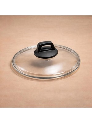 Arcak2 Karaca Kulp + 22 cm Tencere Sahan Tava Cam Kapağı