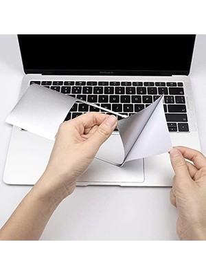 Nisar Store Pro 13 Inç Touchpad Trackpad Koruyucu Uyumlu M1 M2 A2338 A2251 A2289 Bar Id Mat Ultra Ince Gümüş