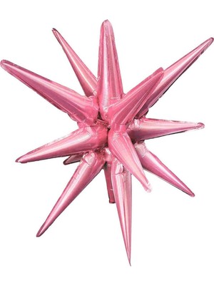 Nisar Store Pembe Kutup Yıldızı Folyo Balon 27 Inç 60 cm