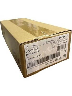 Nisar Store GU10 LED Ampul 4.5W 6500K Beyaz Işık – 350LM, 36° Işık Açısı, 10'lu Ekonomik Paket, Enerji Sınıfı F – 15.000 Saat Ömür
