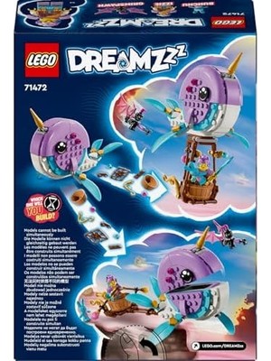 Nisar Store Izzie'nin Deniz Gergedanı Hava Balonu 71472 – 7 Yaş ve Üzeri Çocuklar Için Yılbaşı Hediyesi Fikri, Deniz Hayvanı Içeren Koleksiyonluk Yaratıcı Oyuncak Yapım Seti (156 Parça)