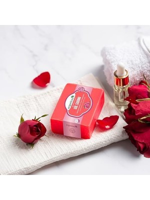Nisar Store Doğal Gül Sabunu 140 gr 1 Adet Tüm Cilt Tipleri Için Onarıcı Besleyici Natural