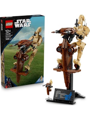 Nisar Store Gizli Tehlike Stap ve Savaş Droidi 75428 – 12 Yaş ve Üzeri Için Koleksiyonluk Yapım Seti, Sergilemeye Uygun Detaylı Model, Yetişkinler ve Gençler Için Hediye Fikri (1088 Parça)