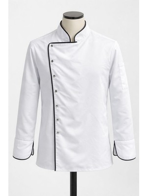 Mekaizen Chef Ceketi – Profesyonel Aşçı Üniforması, Aşçı Gömleği Aşçı Forması Nakış Hediyeli