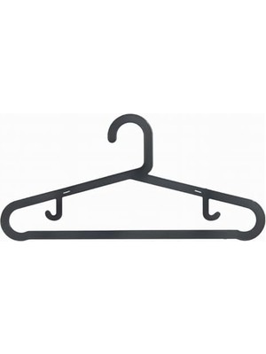 NY Home Ince Plastik Kıyafet Askısı – Dayanıklı Hafif Esnek, T-Shirt, Gömlek, Ceket, Pantolon ve Elbise Için Slim Askı (Standart, Adet, 10)