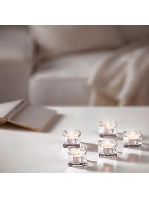 NY Home 100 Tealight Mum Kokusuz Ev Tatil Parti Dekoru Glımma