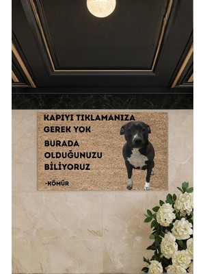 Köpeğiniz ve Kediniz ile Özel Tasarım Paspas | Yüksek Kaliteli Dijital Baskılı Kaymaz Kapı Önü Paspası -Özel Tasarım