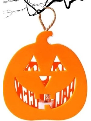Nisar Store Halloween Işıklı Masa Süsü Balkabağı