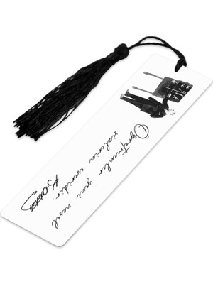 NY Home Öğretmenlere Atatürk Imzalı Kitap Ayracı 13.5 cm x 4 cm Metal Malzeme