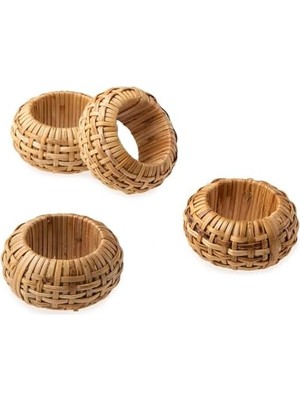 Nisar Store 4'lü Peçete Halkası