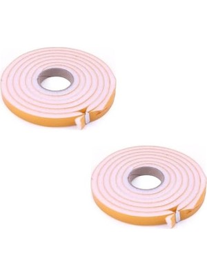 NY Home Kapı Sünger Bandı, Rüzgar Önleyici Izolasyon Bant, 19MM x 9mm x 2.5mt (4)