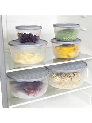 NY Home Yuvarlak Saklama Kabı 1.5 L