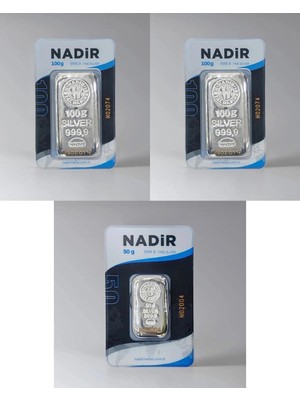 GMR NADİR 250 Gram Gümüş Külçe