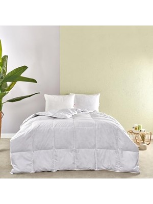 NY Home Kaz Tüyü 195X215 cm Çift Kişilik Yorgan Beyaz