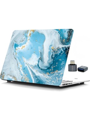 Nisar Store Pro 13 Uyumlu Sert Kılıf M1-M2 Bar Serisi Mermer Desen Ince Hafif Darbe Çizilme Koruma Hard – A2338 A2289 A2251 A2159 R-847