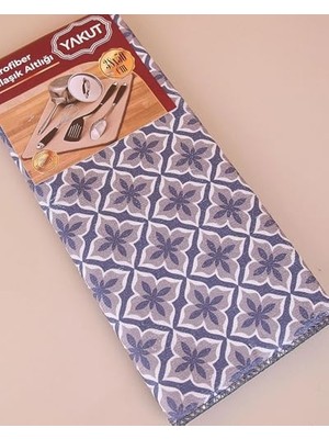 Nisar Store Bulaşık Kurutma Matı, Hızlı Kurutma Özellikli Emici Özellikli Mutfak Tezgah Üstü Bulaşık Matı Desenli