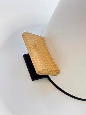 NY Home Bambu Kapaklı Metal Çöp Kovası – Hidrolik Sistemli Yavaş Kapanma Özellikli, Pedallı, Banyo ve Mutfak Için Şık ve Fonksiyonel Tasarım (Beyaz, 5 Litre)