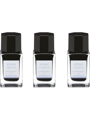 Nisar Store Pılot Ink Iroshızuku - 3 Bottles 15 ml Mavi Ajısaı