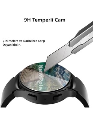 NY Home [ Gt3 46MM Için Takma Aparatlı Cam] Ekran Koruyucu Kırılmaz Cam Yüksek Hassasiyetli Takma Aparatlı Cam (Gt3 46MM)