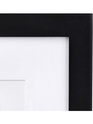 NY Home International Designs Bilderrahmen, Holz, Matt, Klassisch 5x7-Inches Schwarz