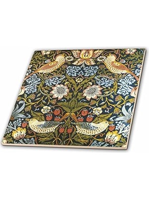 NY Home William Morris Erdbeerdieb Muster – Keramik Fliesen, 6 (Ct 219390 2)