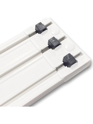 NY Home 3 Raylı Perde Rayı Korniş Finali 2 Adet