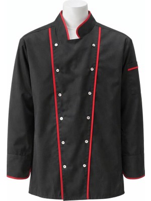 Mekaizen Chef Ceketi – Profesyonel Aşçı Üniforması, Aşçı Gömleği Aşçı Forması Nakış Hediyeli