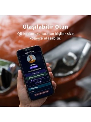 NY Home Qr Kodlu Akıllı Araç Etiketi - Karekod Numaratör - Içten Yapıştırmalı Cam Etiket