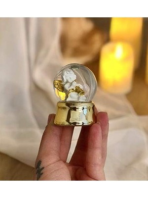 NY Home Altınyaldızlı Mini Kar Küresi