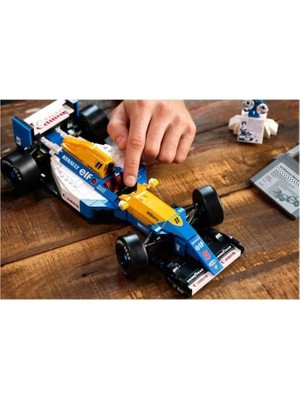 NY Home Williams FW14B ve Nigel Mansell 10353 – Yetişkinler Için Sürücü Figürü, Kupa ve Sergileme Standı Içeren Model Yapım Seti – Kadınlar ve Erkekler Için Hediye Fikri (797 Parça)