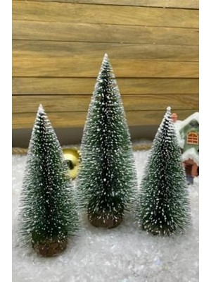 NY Home Mini Masa Çamı 3 Lü Yeşil