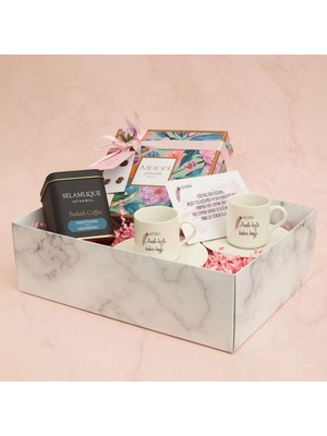 NY Home Anne Kız Tasarımlı Özel Gün Kahve Seti Hediye Kutusu