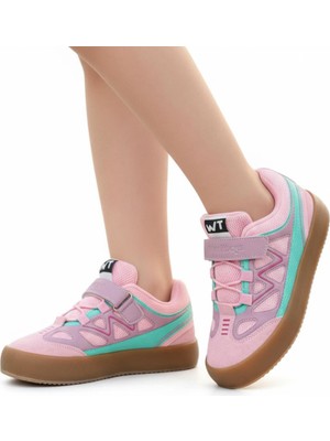 Ispartalılar 2026-5 Ortopedik Taban Çocuk Spor Ayakkabı Unisex Cırtlı Çocuk Spor Ayakkabı