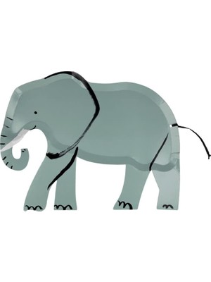 NY Home - Elephant Plates - Fil Tabaklar - 8'li