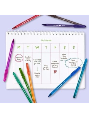 NY Home Papermate Inkjoy 100 Kapakl T Kenmez Kalem, M U , 8+2 Kar K - 1956751