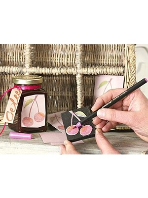 NY Home 1340 Fırça Uçlu Keçeli Kalem - 10'lu Set - Renkli, Parlak, Narin Renkler - Esnek Fırça Ucu