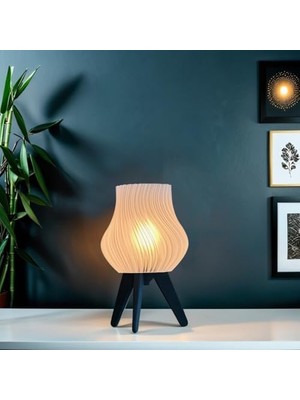 NY Home Gece Lambası - Masa Lambası, Yatak Odası Dekoru - Eşsiz Deniz Mercanı Gece Lamba