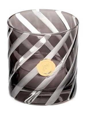 NY Home Siyah Spiral Kesme Cam Mumluk