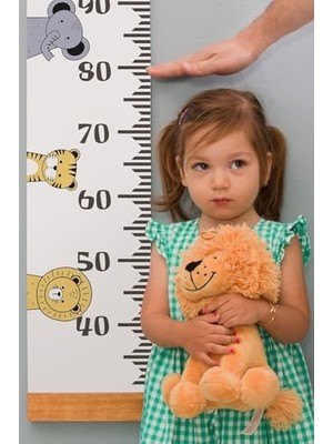 NY Home Çocuklara Doğum Günü Hediyesi Boy Ölçme Cetveli - Asılabilir Boy Ölçer - Duvar Bebek Boy Ölçer