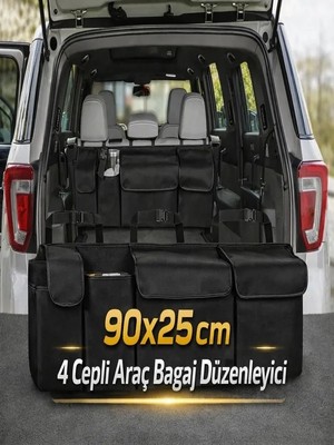Ankaflex Bagaj Ekipmanı Araba Oto Çanta Bagaj Çantası Pratik Asmalı Bagaj Düzenleyici Araç Eşya Toparlayıcı