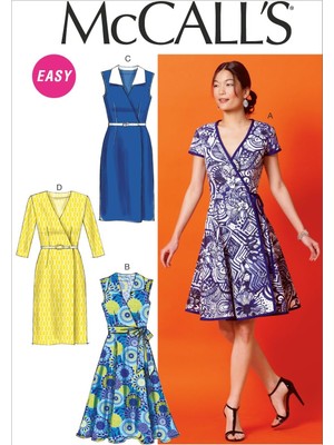 NY Home Mccall's Patterns Kesim Deseni, E5 (14-16-18-20-22)