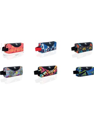 NY Home School 24 Kalem Çantası Erkek Tek Göz,asorti