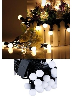 NY Home Sna Top LED Işık 5 Metre Boncuk LED Sabit Yanan Dekoratif LED Işık Gün Işığı