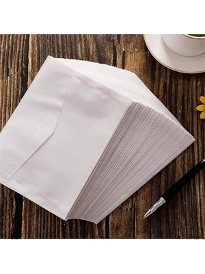 NY Home Davetiye Zarfları, 50 Adet 12.5X17.5 cm Pencere Zarflar, Beyaz Yarı Saydam Düğün Zarfı, Parti ve Doğum Günü Davetiyeleri Için, Kartpostal ve Tebrik Kartı Zarfları