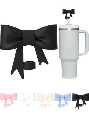 NY Home 1 Adet Silikon Pipet Kapağı – ile Uyumlu 10 mm Pipetler Için – Toz Koruyucu, Fiyonklu Tasarım – Siyah Renk