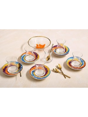 Nesto Home Ruanda 12 Parça 6 Kişilik Çay Takımı